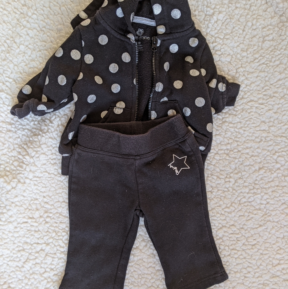 Star NB girls outfit hoodies and sweat pants